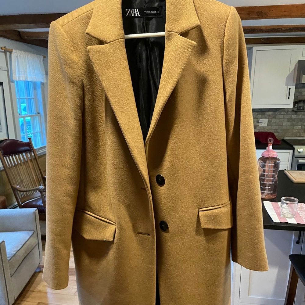 Zara wool blend coat